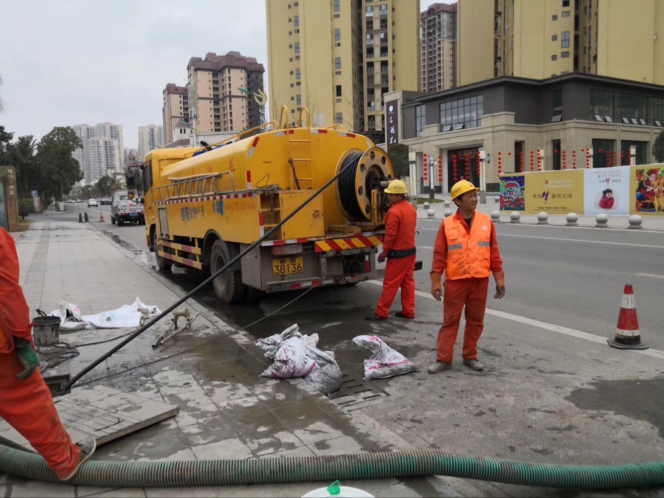 东莞排污管道清淤-管道清洗